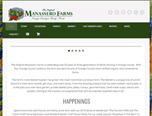 Tablet Screenshot of manasserofarms.com